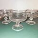 Set of 3 vintage glass dessert bowls - Iconic retro model from Italy