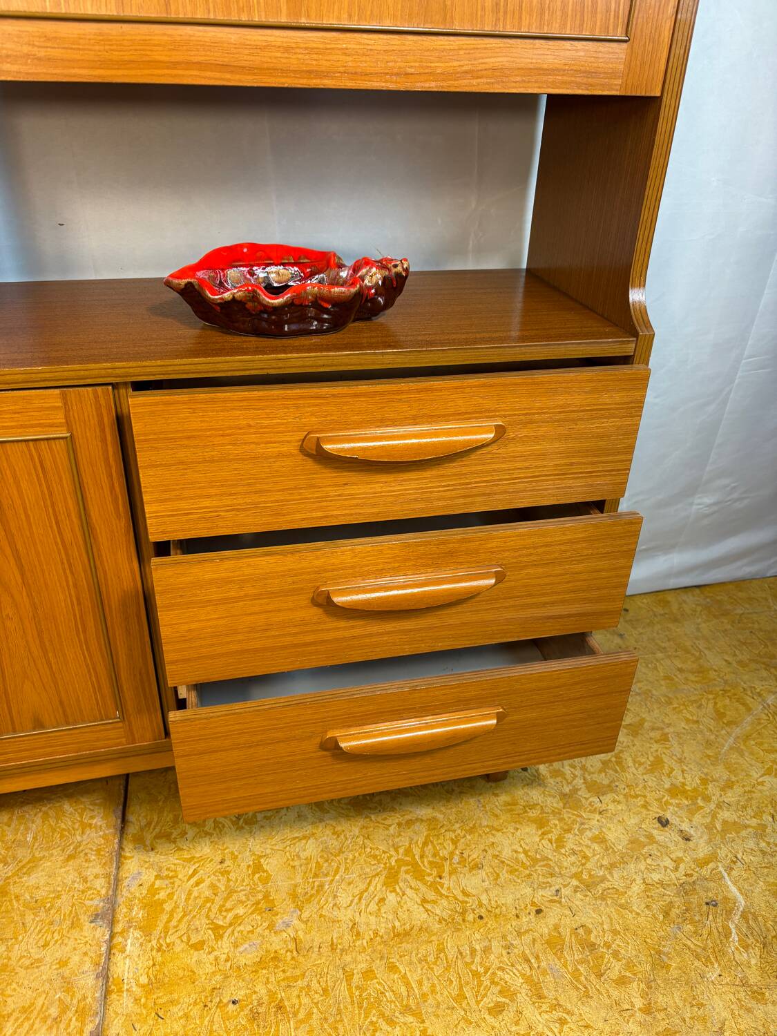 Mid-Century Retro Vintage Room Divider / Shelving Unit by Stonehill -