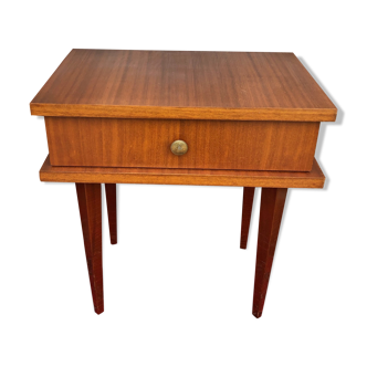 Vintage wooden bedside table years 50/60