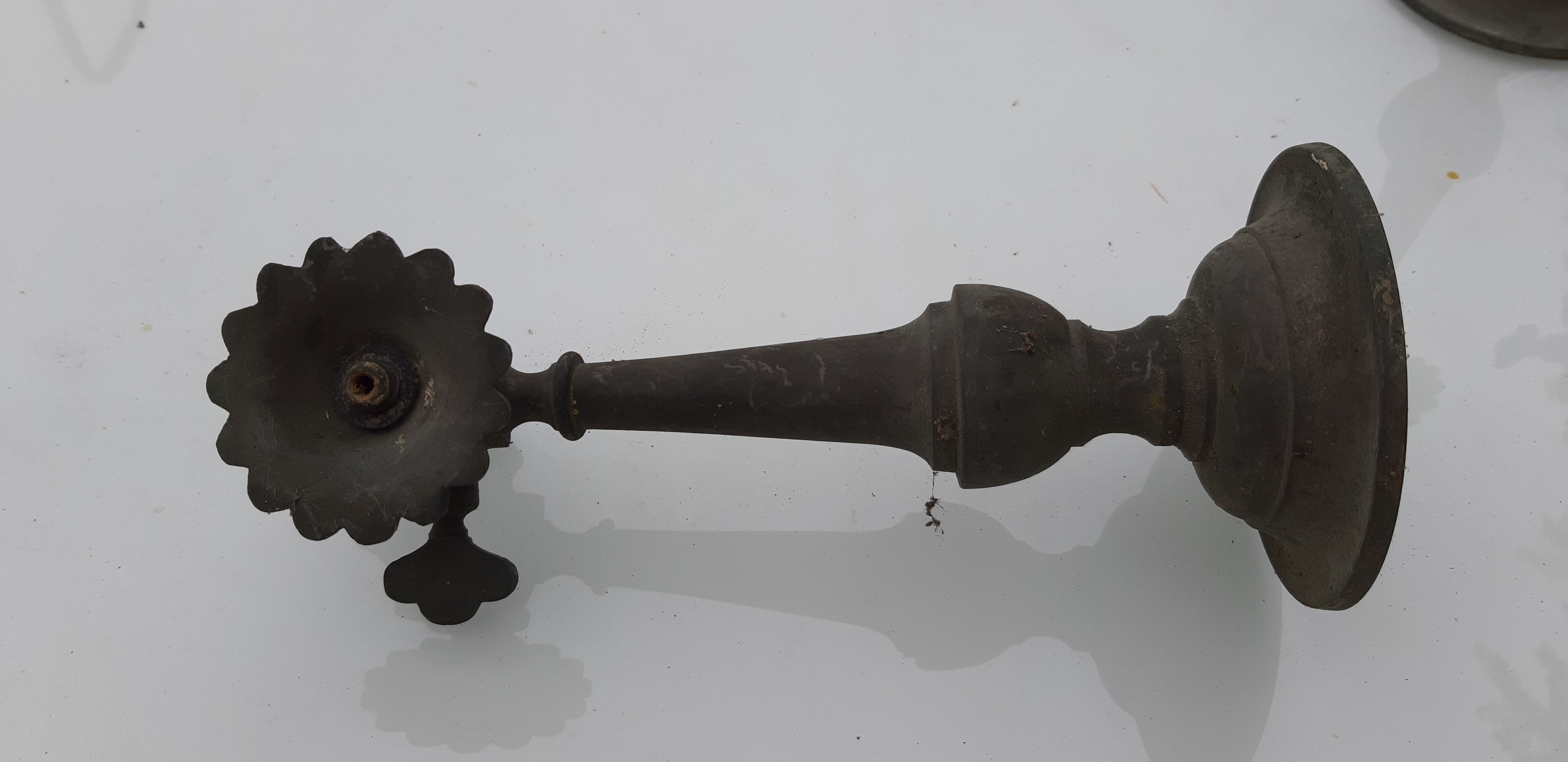 4 bronze sconces 19th