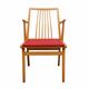 Fauteuil des années 1950 en bois de hêtre