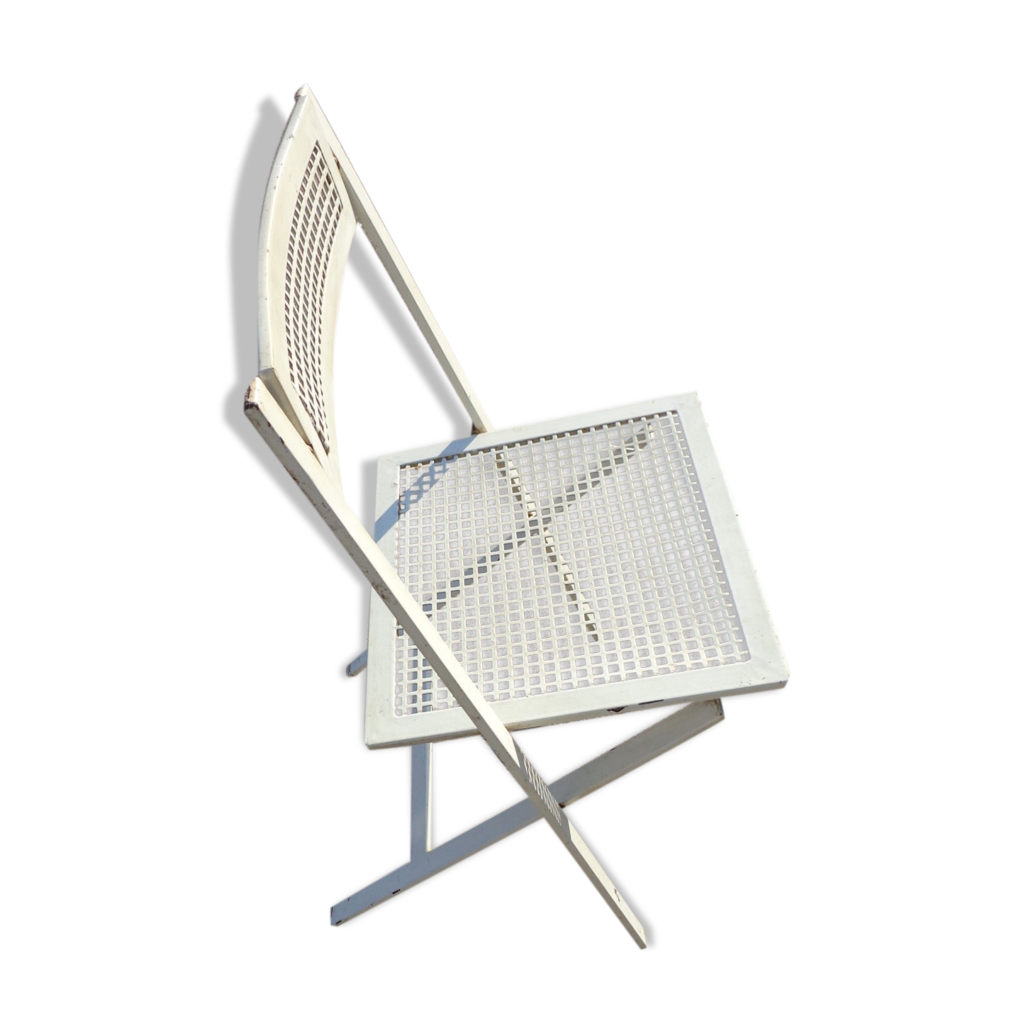 Vintage metal folding chair