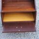 Pair of bedside tables from the 70s in rosewood stained oak veneer