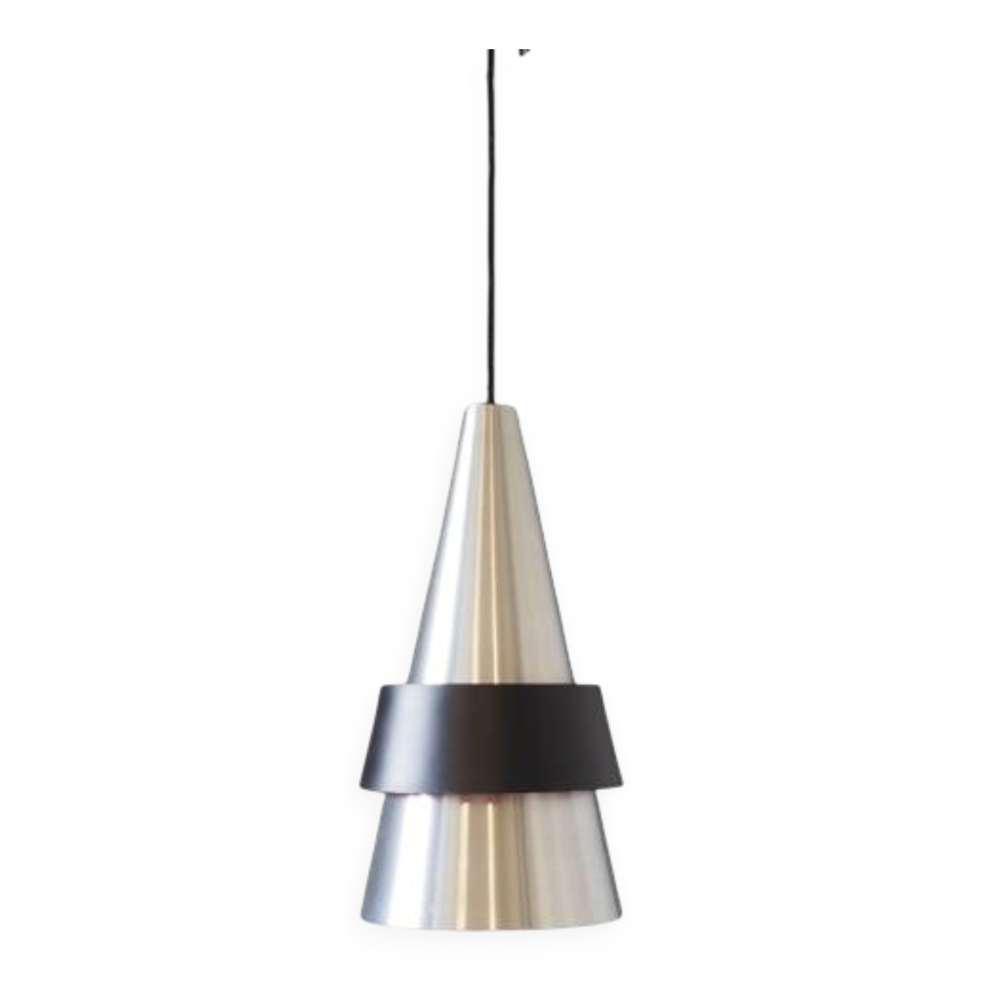 Lampe suspendue, design danois, années 1960, designer : Jo Hammerborg, fabricant :