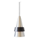 Lampe suspendue, design danois, années 1960, designer : Jo Hammerborg, fabricant :