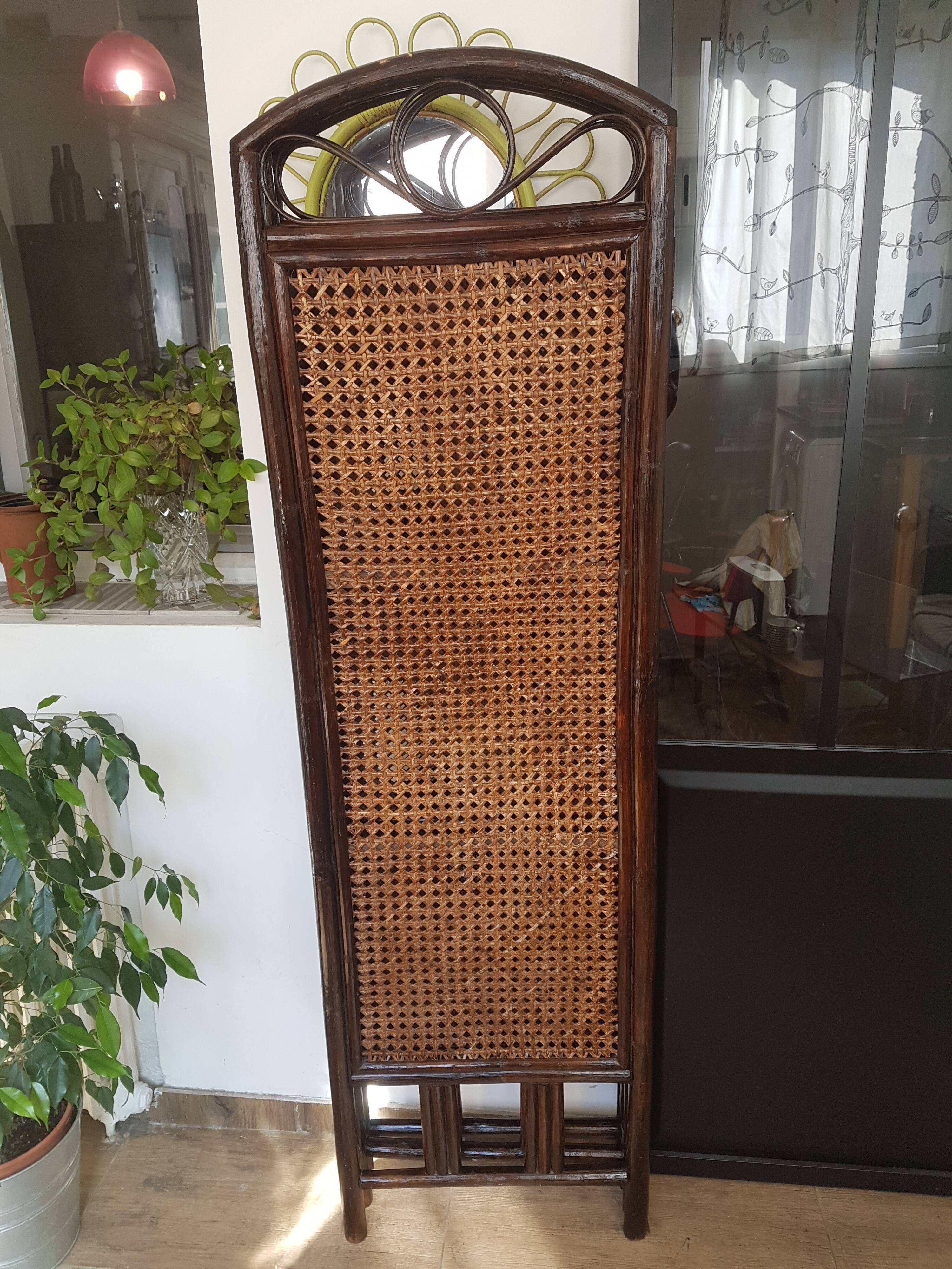 Rattan screen