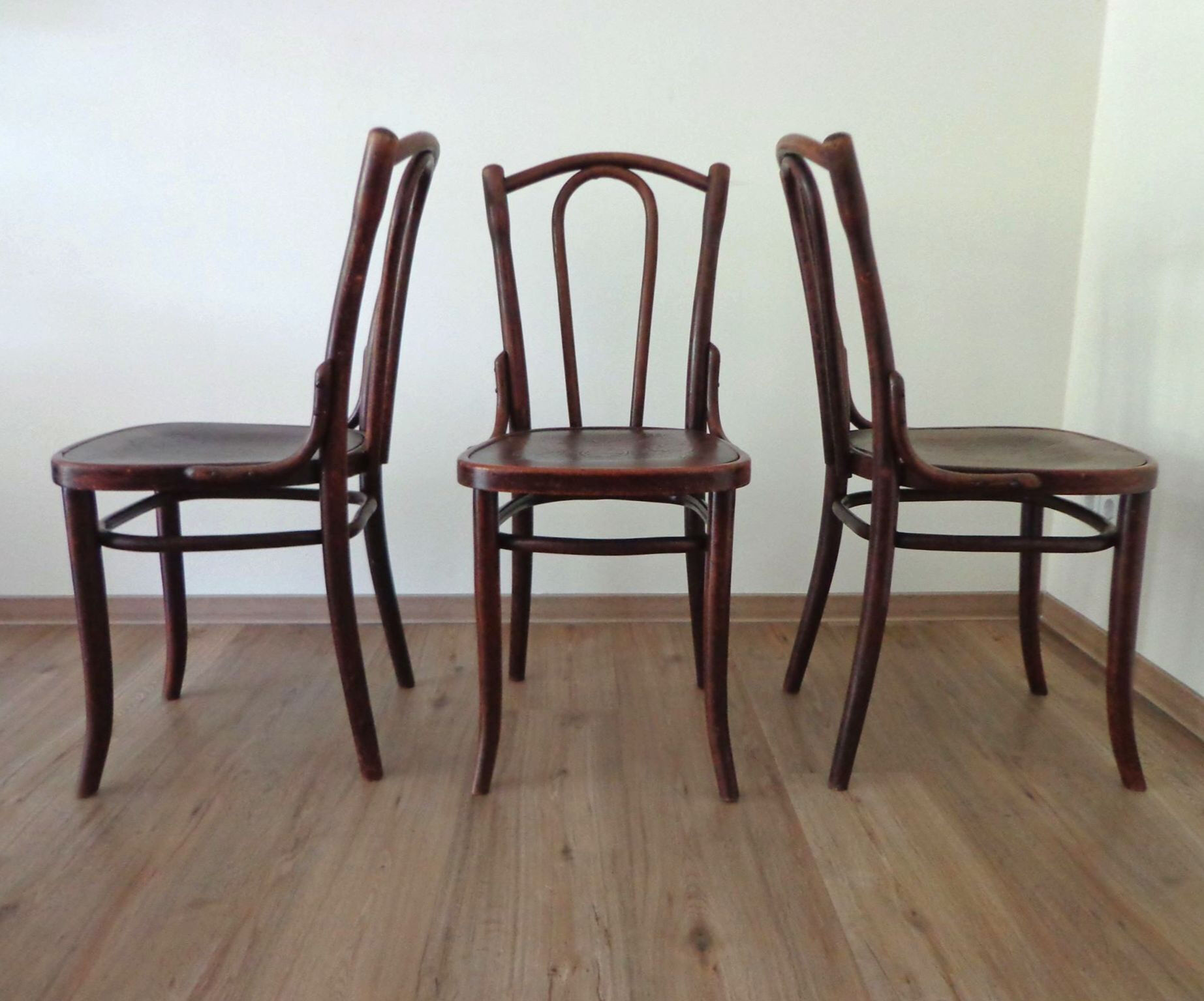 Dining Chairs from Thonet No. 23, 1930s,