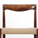 Set of 4 Scandinavian chairs in Rio rosewood by HW Klein