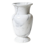 White carrara marble vase, 1970s