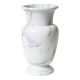 White carrara marble vase, 1970s