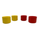 4 vintage egg cups, Sitap France, 1970s