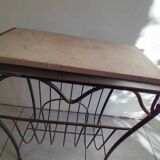 Side table magazine rack 1950s