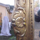 19 th wood and Stuk gold mirror