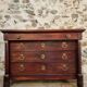 Commode Empire française ancienne en acajou