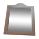 Miroir cadre en plastic beige