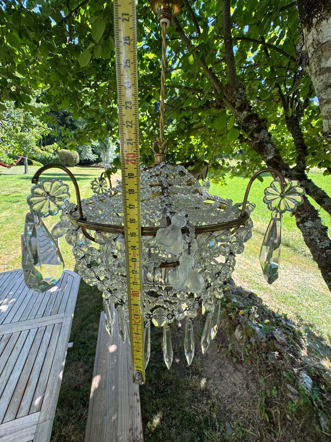 Antique chandelier from the 1930s