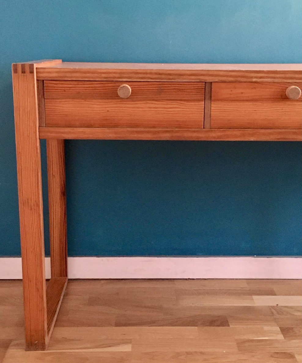 Scandinavian minimalist console/office Sweden 1970