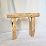 Solid chestnut wood bench