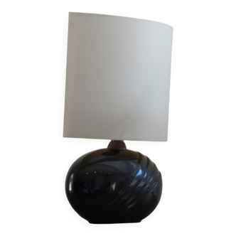 70's ceramic lamp, draped effect base