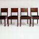 The Hague School set of 4 dining chairs by Muntendam for LOV, 1920’s