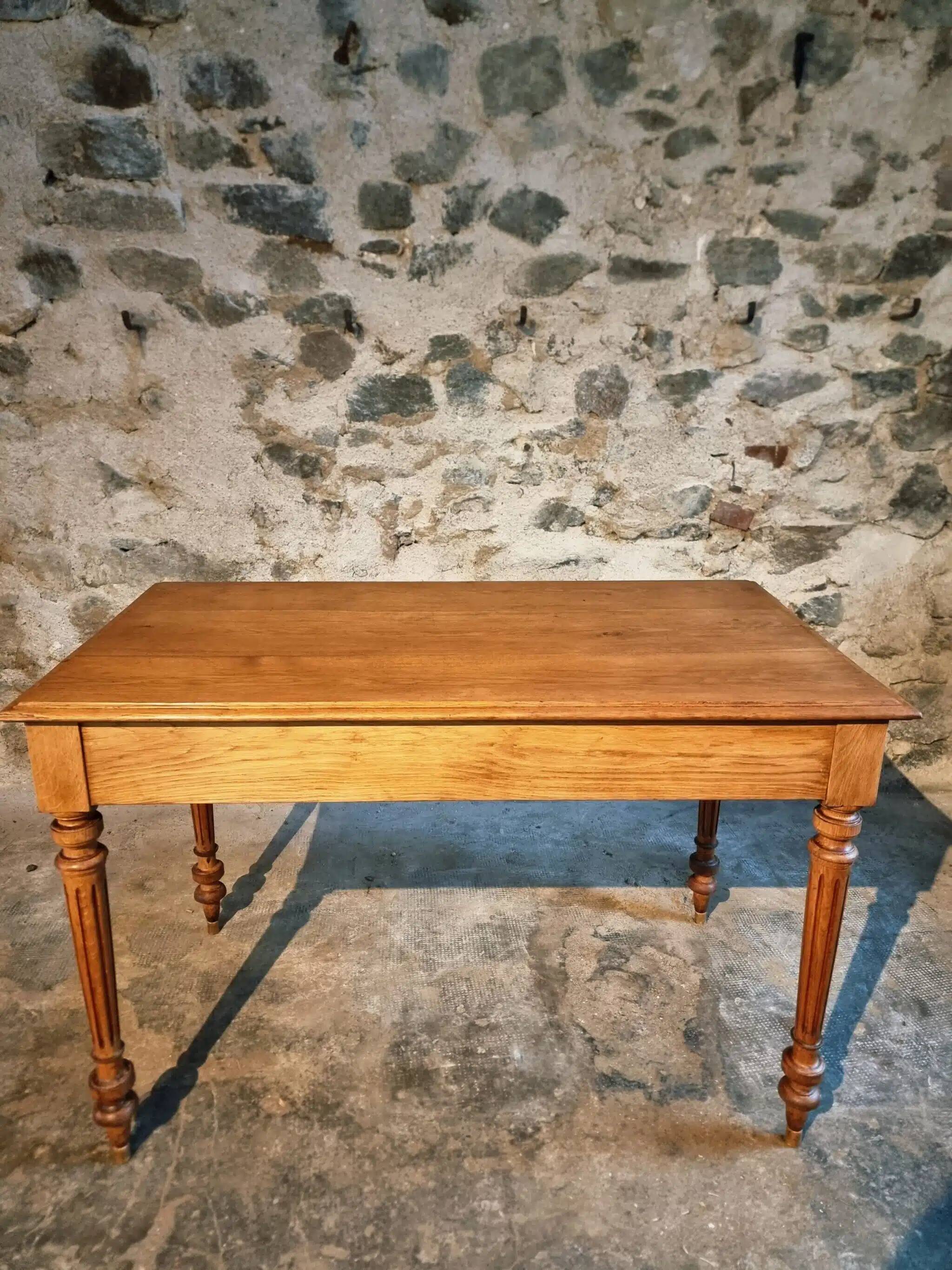 French oak writing desk, 1930s