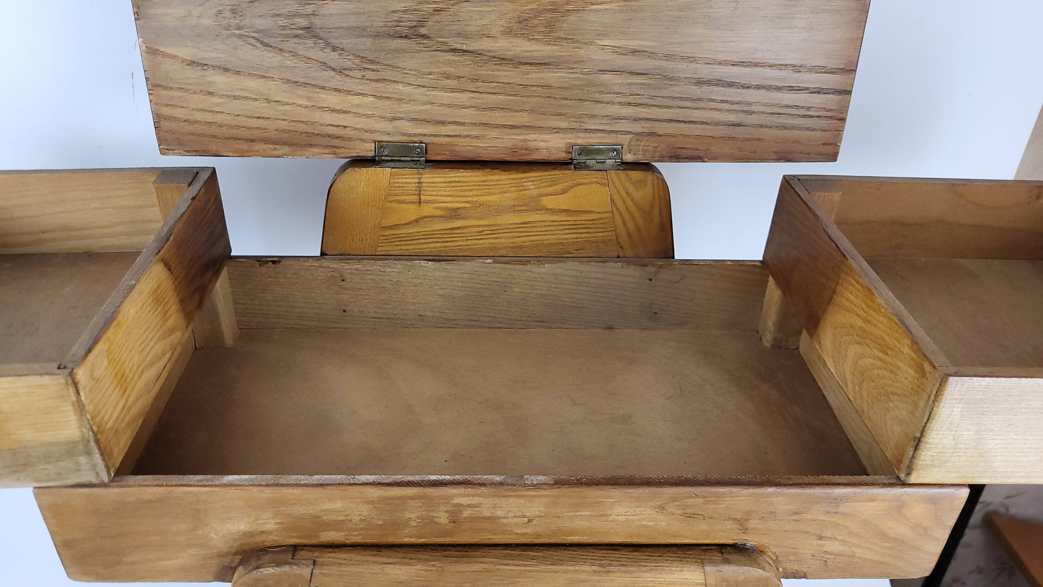 Vintage worker compass feet