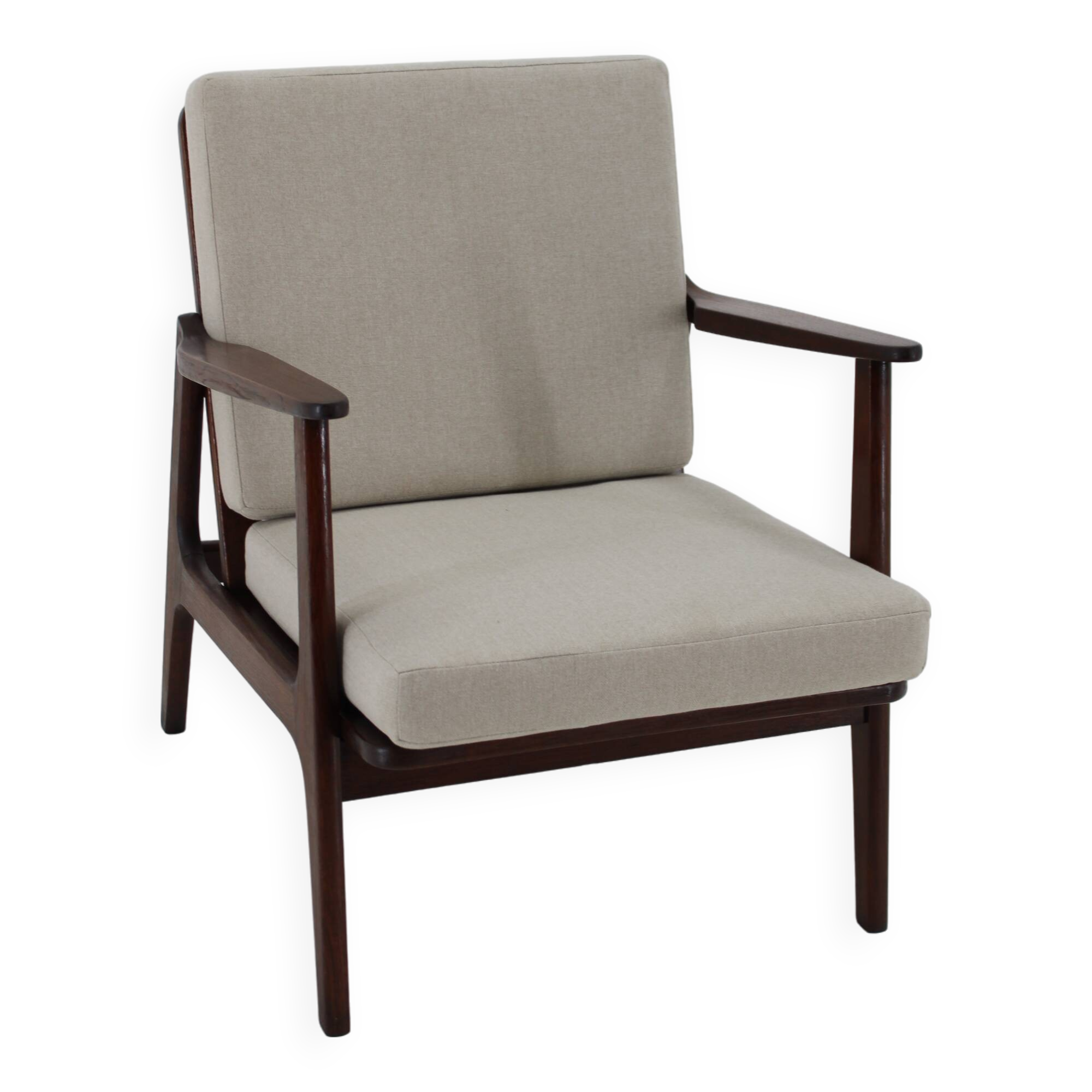 1960s Danish Armchair, Restored