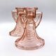 2 Luxval candlesticks • Victoria model • Val Saint Lambert • 1935