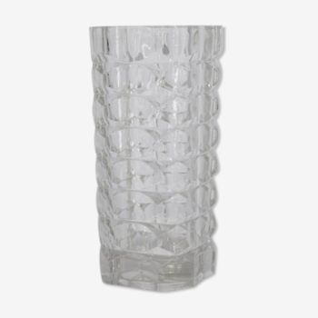 Vase Windsor en verre de J. G. Durand pour Luminarc, années 1970