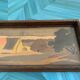 Plateau en bois marqueté