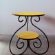Wrought iron plant holder 60s