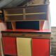Formica and wood sideboard