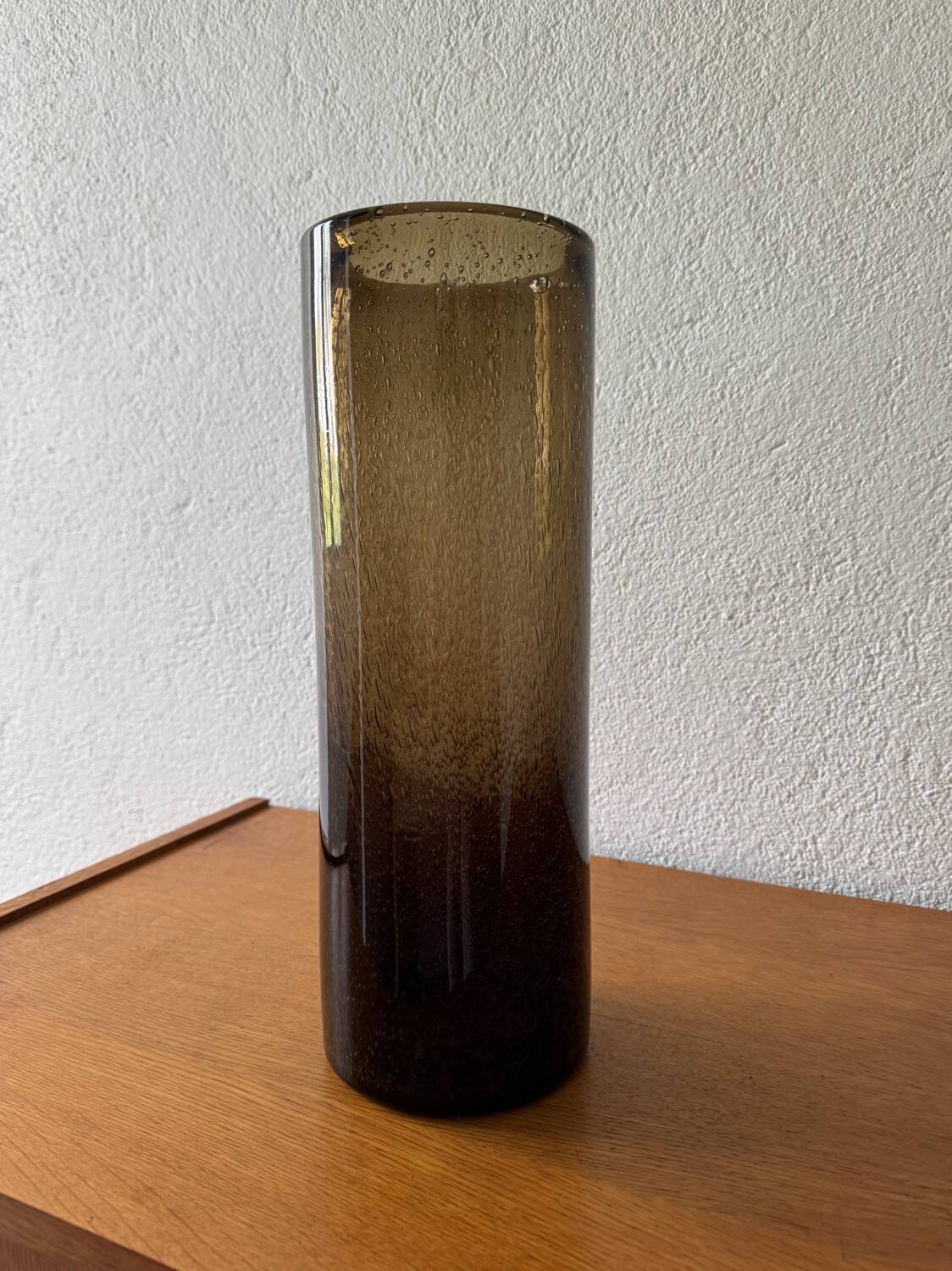Bendor bubble glass roller vase from the 60s