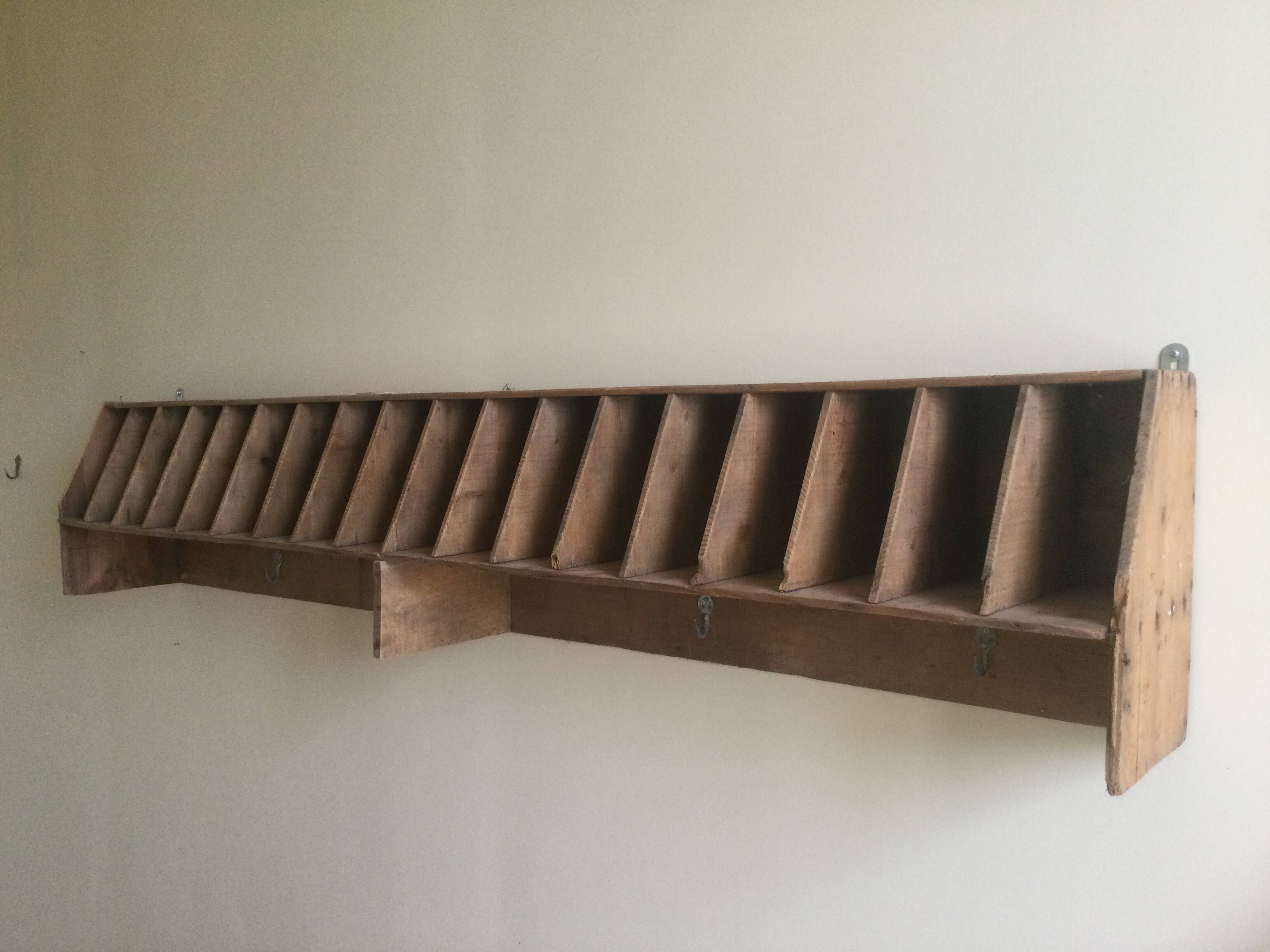 Large antique wall shelf