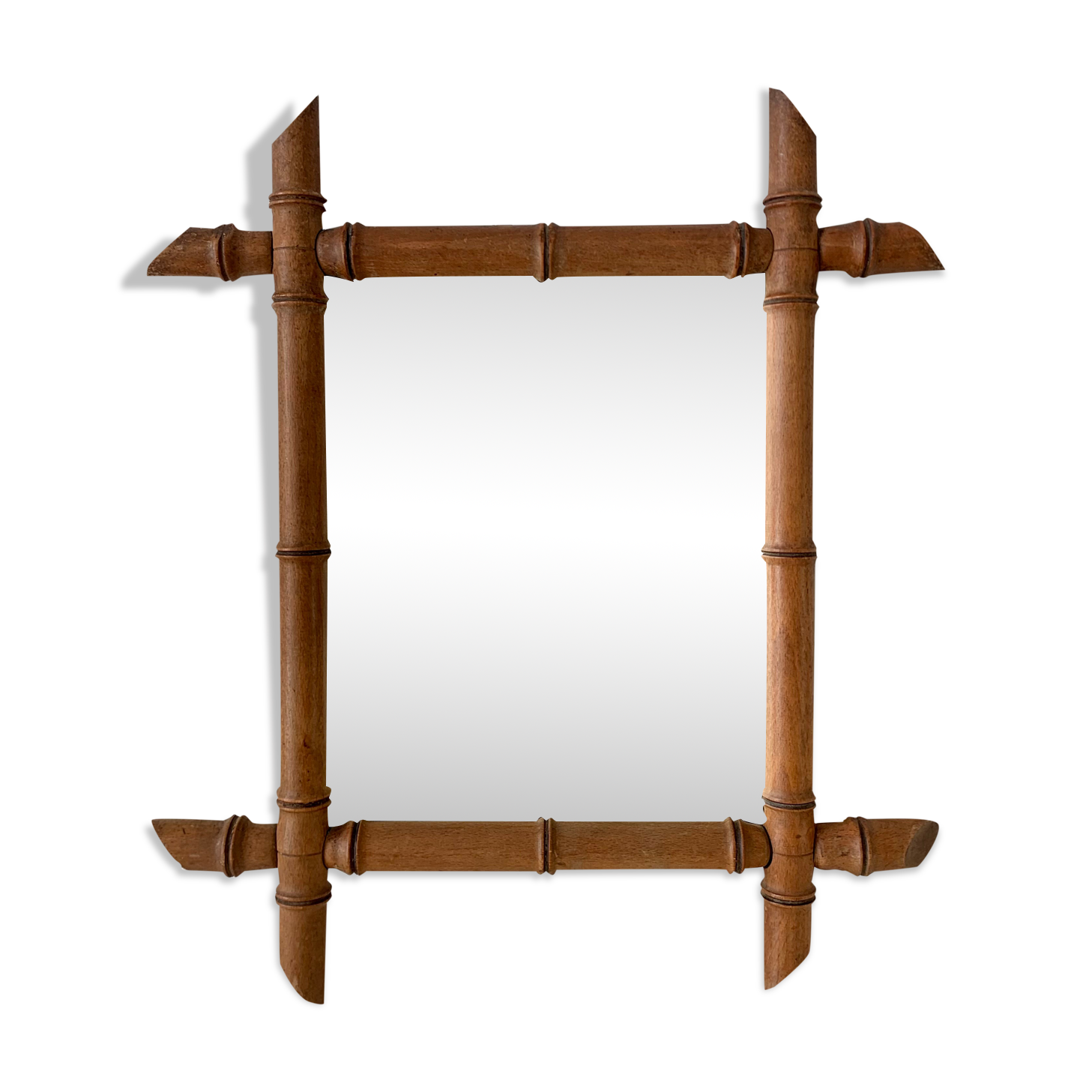 Bamboo Mirror 43x48cm
