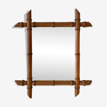 Bamboo Mirror 43x48cm