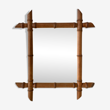 Miroir bambou 43x48cm