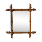 Miroir bambou 43x48cm