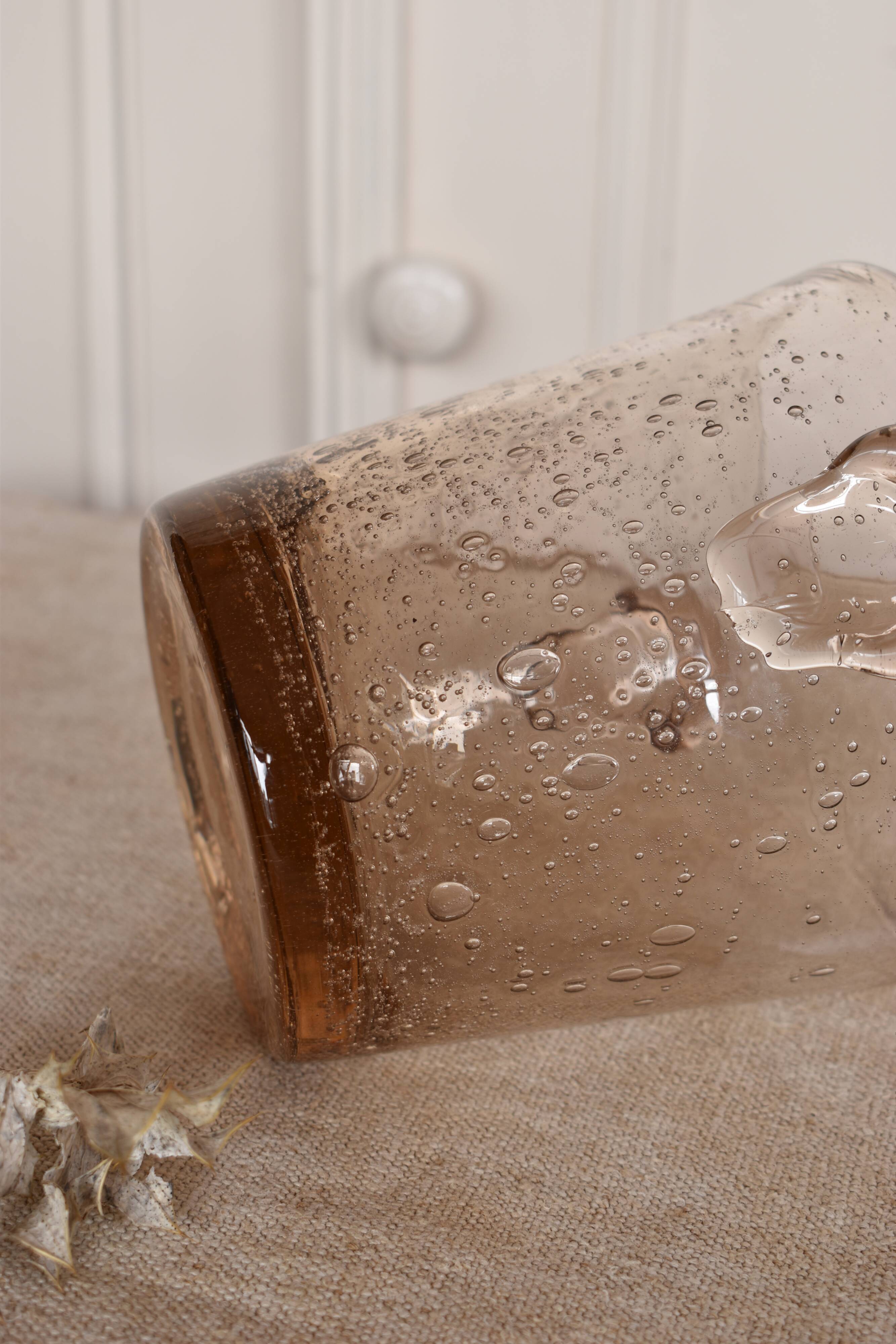 Ice bucket biot old bubble glass