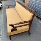 Early 1900 Edwardian walnut sofa
