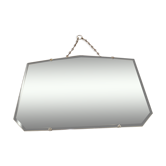 Mirror beveled with his chain 60 x 35 cm
