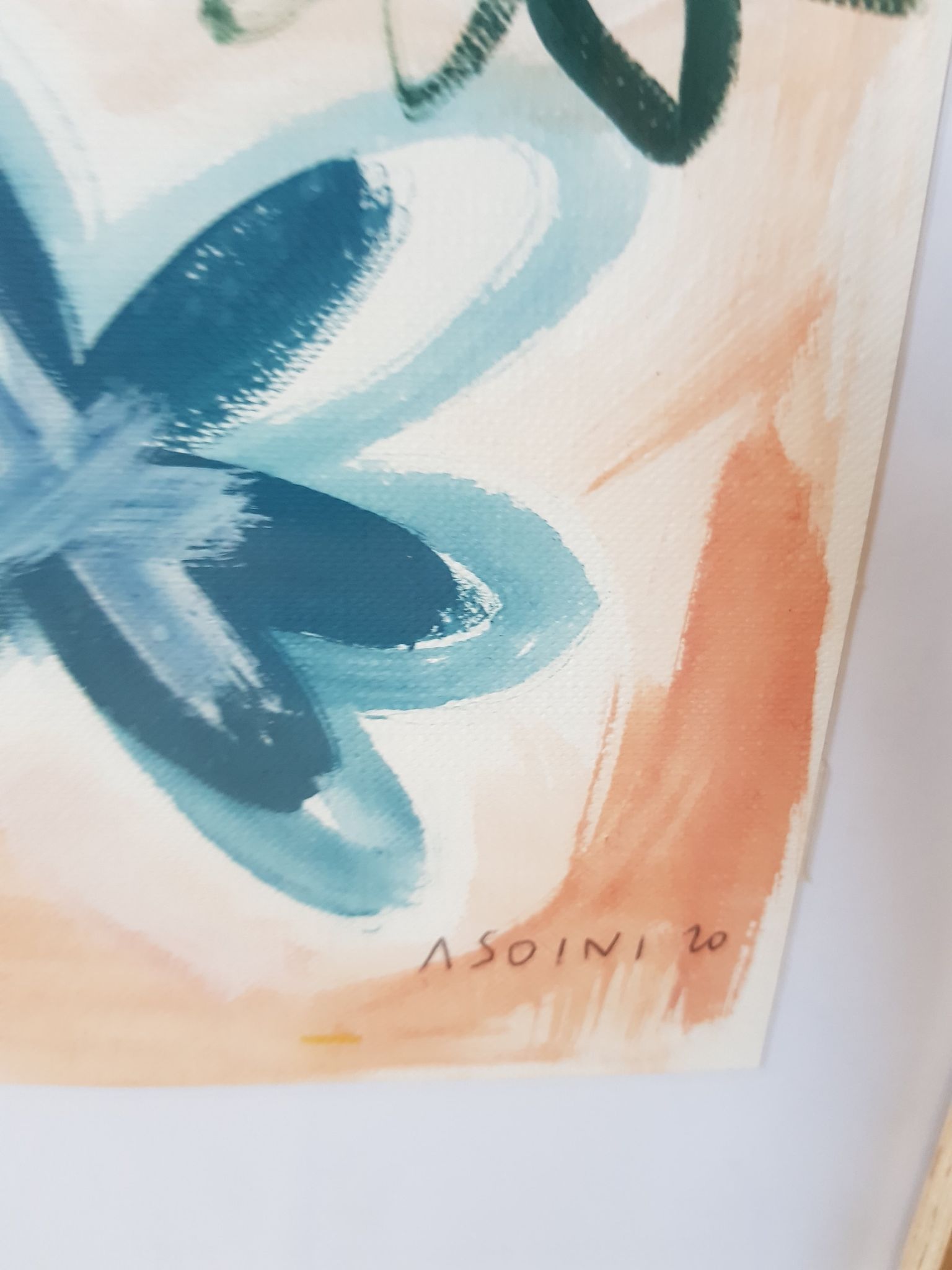 Imaginary Plants II - Painting by Laura Asoini