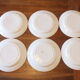 6 flat plates from the 50s Salins model Jocelyne