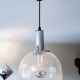 Glass chandelier by Murano Targetti Sankey, Italy 1970
