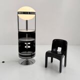 Bar Cabinet Pivotant avec Lampe Intégrée, 1960