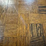 Danish coffee table in wenge end-grain mosaic Tranekaer Denmark