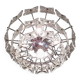 Big Design Glass Chandelier - Kinkeldey, 1970s