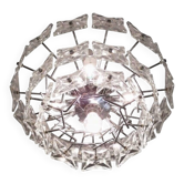 Grand lustre en verre - Kinkeldey, années 1970