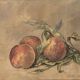 Pastel 1900, nature morte et cadre vitré