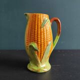 Vintage water jug in the shape of a corncob, Staffordshire